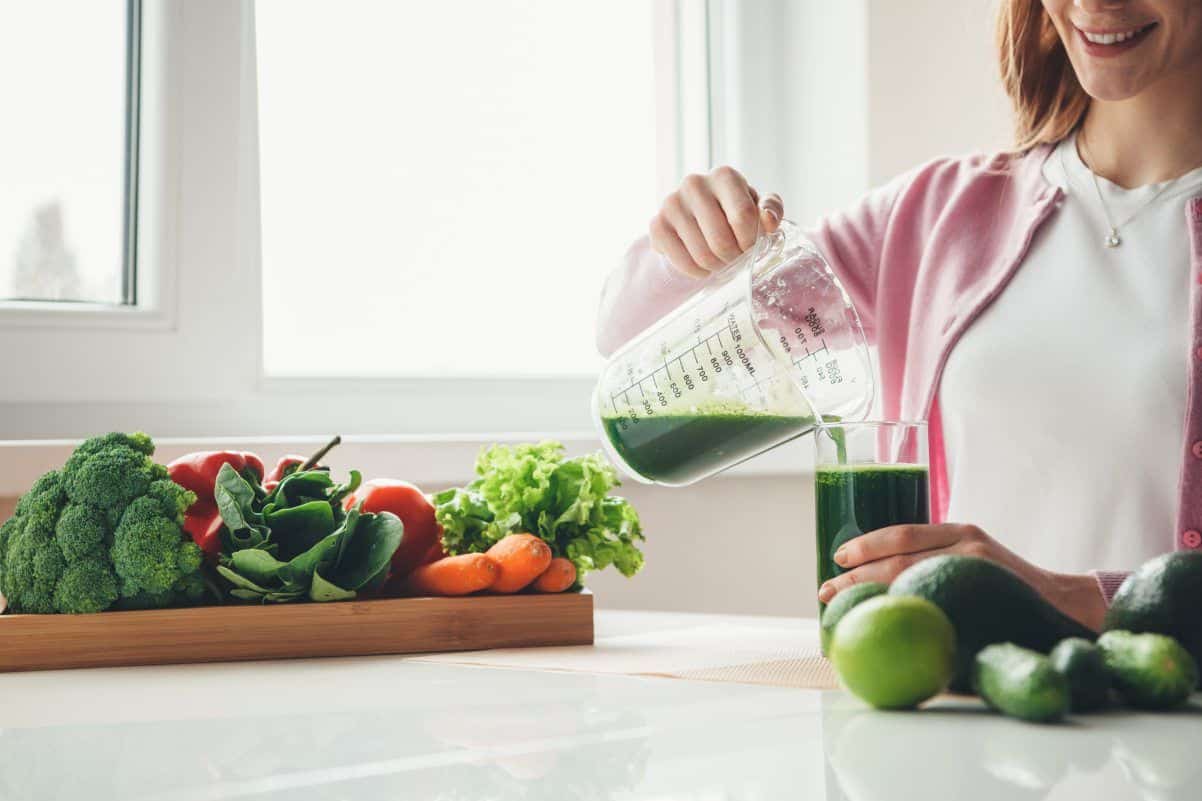 centrifugare le verdure bicchiere