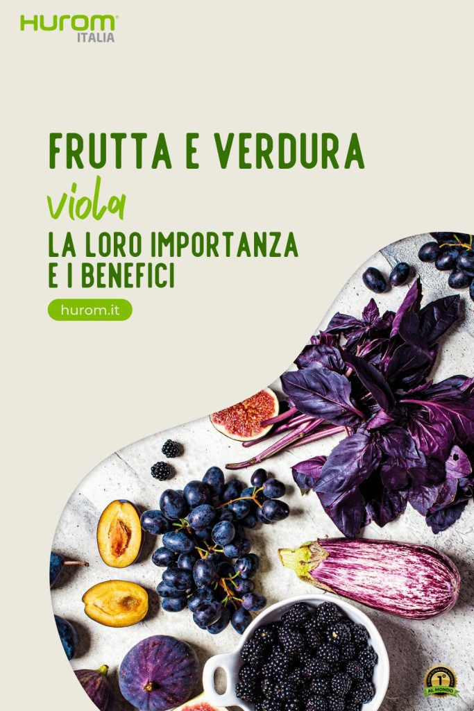 Frutta e verdura viola la loro importanza e i benefici