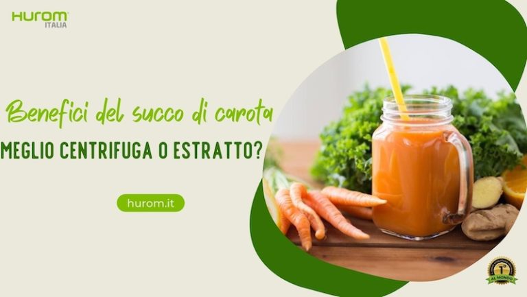 Benefici del succo di carota: meglio centrifuga o estratto?