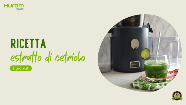 ricetta estratto di cetriolo