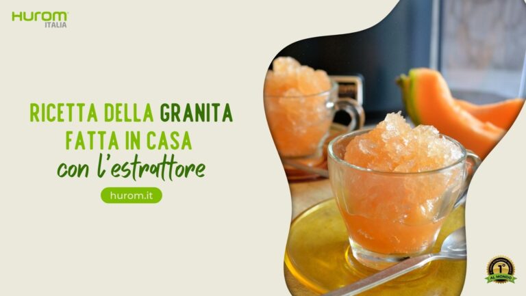 ricetta granita fatta in casa con l'estrattore