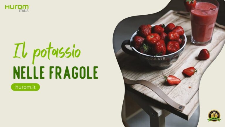 il potassio nelle fragole