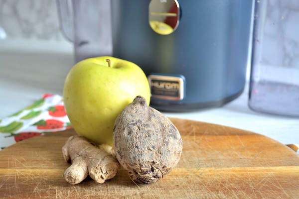 ricetta succo barbabietola con l'estrattore