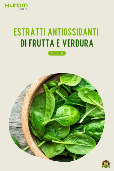 Estratti antiossidanti di frutta e verdura