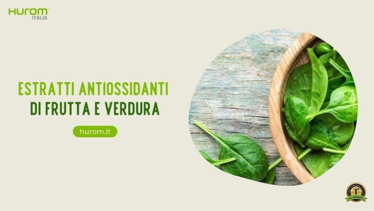 Estratti antiossidanti di frutta e verdura