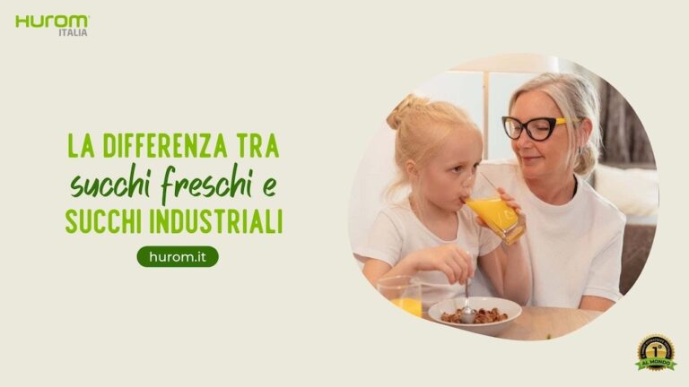 differenza tra succhi freschi e industriali